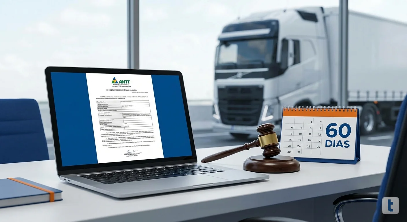 Resoluções ANTT 6.077 e 6.078/2026 regulamentam MP 1.343 com CIOT obrigatório, multas e prazos para transportadoras