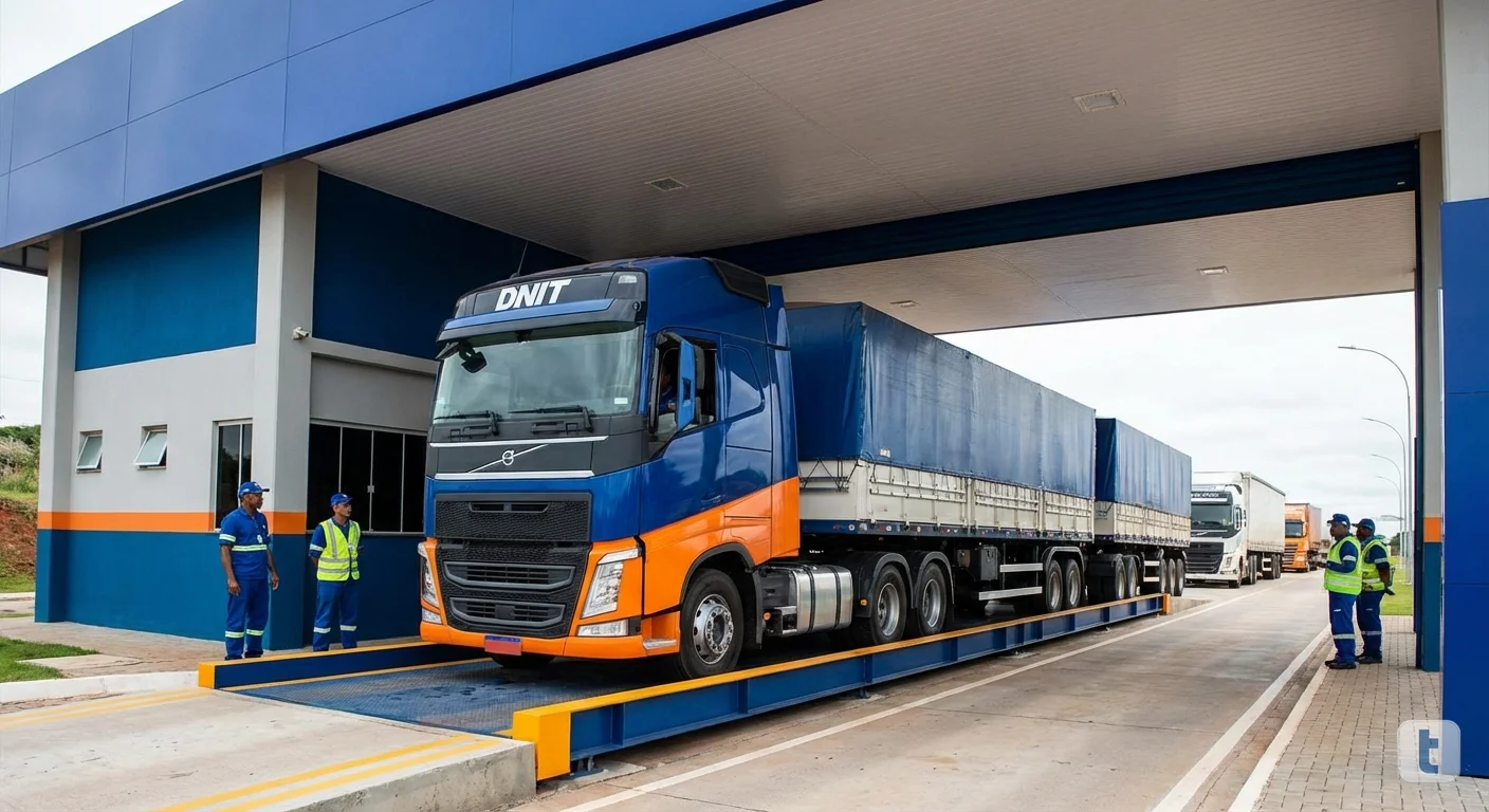 Tabela DNIT de peso por eixo 2025 - Balança rodoviária e fiscalização
